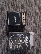 Amplificador de guitarra Mini Micro Marshall MS2 preto e dourado pequeno amplificador, usado comprar usado  Enviando para Brazil