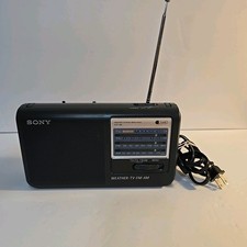 Rádio portátil Sony ICF-36 clima/TV/FM/AM 4 bandas - Funciona testado comprar usado  Enviando para Brazil