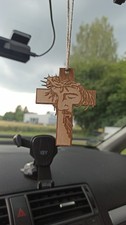 Drewniana Dwustronna Zawieszka do Samochodu - Prezent z grawerem na sprzedaż  PL