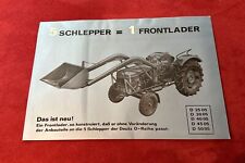 Prospekt riginal frontlader gebraucht kaufen  Rotenburg