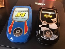 Lote vintage 2 NASCAR Cup Series Nextel preto telefone i736 azul 24 brinquedo Jeff Gordon? comprar usado  Enviando para Brazil