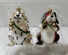 Dog glass christmas for sale  Mansfield