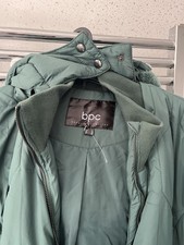 Green quilted coat for sale  DONCASTER