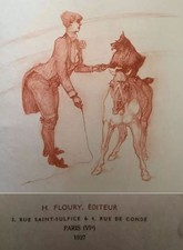 Litografia toulouse lautrec usato  Napoli