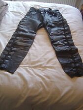 laced leather trousers for sale  GREAT MISSENDEN