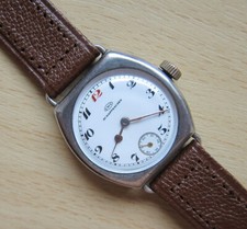 Relógio de pulso colecionável raro prata suíço antigo IWC SCHAFFHAUSEN 15 joias trabalho comprar usado  Enviando para Brazil
