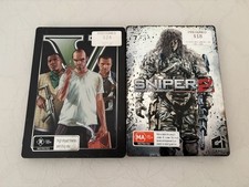 Pacote Xbox 360 Steelbook GTA 5 + Sniper 2 Ghost Warrior PAL postagem grátis comprar usado  Enviando para Brazil