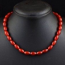 Colar feminino 228 cts terra extraída fio único laranja ônix frisado JK 37E384 comprar usado  Enviando para Brazil