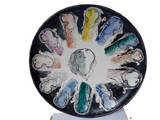 Piatto vassoio ceramica usato  Italia