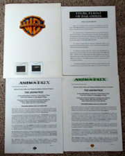 THE ANIMATRIX HOME VIDEO LANÇAMENTO SLIDES, COMUNICADO DE IMPRENSA, NOTAS DE PRODUÇÃO 2003 comprar usado  Enviando para Brazil