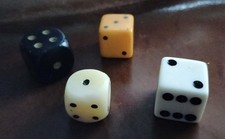 Vintage dice three for sale  PETERBOROUGH