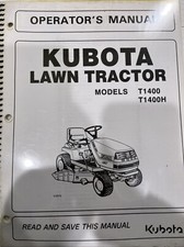 Kubota t1400 operators d'occasion  Expédié en Belgium