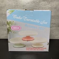 Cake turntable set for sale  LEICESTER