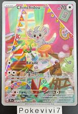 Carte Pokemon CHINCHIDOU 182/162 Holo Secrète EV5 Ecarlate et Violet TEF FR NEUF comprar usado  Enviando para Brazil