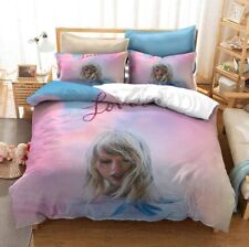 Conjunto de capa de edredom para cama tamanho duplo solteiro fronha colcha Swift presente GirlsTaylor comprar usado  Enviando para Brazil