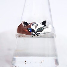 Cat face sterling for sale  EDINBURGH