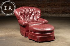 Vintage tufted leather for sale  USA