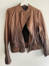 zara leather jacket 10 for sale  LONDON