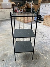 Black metal shelving for sale  COLCHESTER