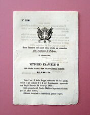 Regio decreto erezione usato  Italia