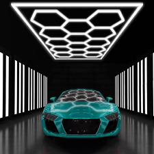Weiß hexagon led gebraucht kaufen  Deutschland