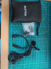 Agptek lavalier microphone for sale  GLASGOW