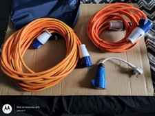 240v hook cables for sale  LLANGEFNI