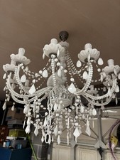 White chandelier arm for sale  DONCASTER