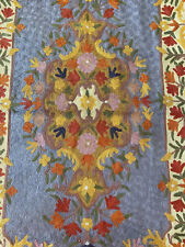 Tapete de corredor bordado Kilim Oriente Médio turco rayon 150 cm x 85 cm, usado comprar usado  Enviando para Brazil