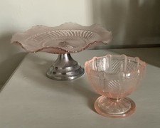 art deco glass cake stand for sale art deco glass cake stand for sale LYTHAM ST. ANNES
