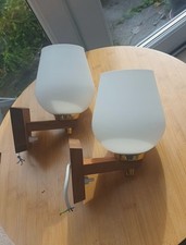 Pair vintage wooden for sale  DEREHAM