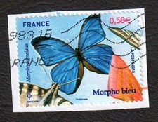 Timbre 2010 papillon d'occasion  Angers-
