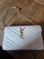 White leather ysl for sale  PRESTON