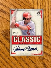 Johnny Bench 2008 SP Legendary Classic assinaturas no cartão autografado #4/25 - VERMELHO, usado comprar usado  Enviando para Brazil