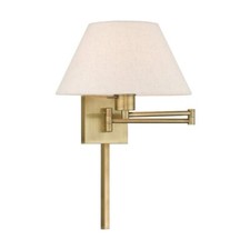 Usado, Livex Lighting 40038-01 25" uma luz braço oscilante suporte de parede latão antigo fino... comprar usado  Enviando para Brazil