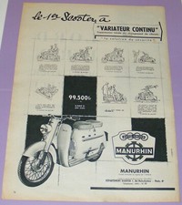 Publicité ancienne scooter d'occasion  Génissac