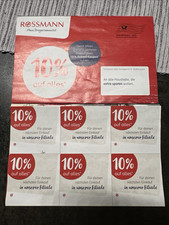 Rossmann gutscheine coupons gebraucht kaufen  Potsdam