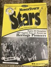 Caixa de cereais Hometown Stars Heritage Pioneers Lynchburg futebol lacrado AA153 comprar usado  Enviando para Brazil