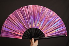 Iridescent hand fan for sale Iridescent hand fan for sale  MANCHESTER