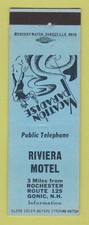 Matchbook cover riviera for sale  USA