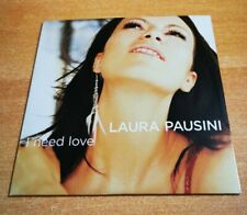 LAURA PAUSINI I need love RARE GERMANY PROMO CD SINGLE UNIQUE COVER CARD SLEEVE comprar usado  Enviando para Brazil