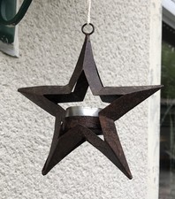 Windlicht stern rostoptik gebraucht kaufen  Schweinfurt