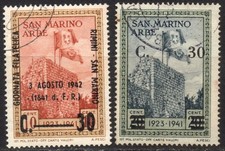san marino francobollo arbe usato  Firenze