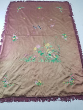 Usado, Capa de cama vintage tradicional japonesa bordada cetim 184x120cm  comprar usado  Enviando para Brazil