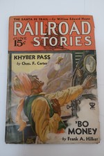 Usado, Revista Railroad Stories Pulp junho de 1934 Vol.14 No.3 - Capa Khyber Pass Muito Bom+ comprar usado  Enviando para Brazil
