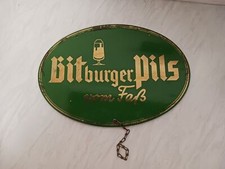 Emailschild bitburger pils gebraucht kaufen  Lahnstein