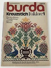 Burda kreuzstich folklore gebraucht kaufen  Berlin