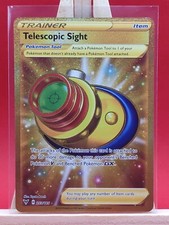 Mira telescópica 203/185 voltagem vívida ouro secreto raro cartão Pokemon * Novo *  comprar usado  Enviando para Brazil