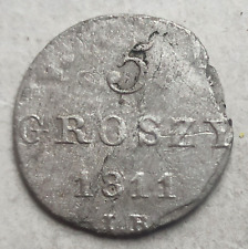 Usado, 5 groszy 1811 Grão-Ducado de Varsóvia. Moeda de prata da Polônia comprar usado  Enviando para Brazil