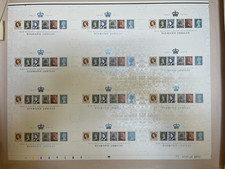 Folha de imprensa de selos definitivos do Jubileu de Diamante 2012 - Folha inteira sem cortes comprar usado  Enviando para Brazil